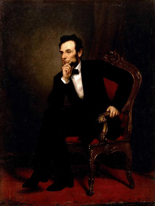 George P.A.Healy Abraham Lincoln China oil painting art